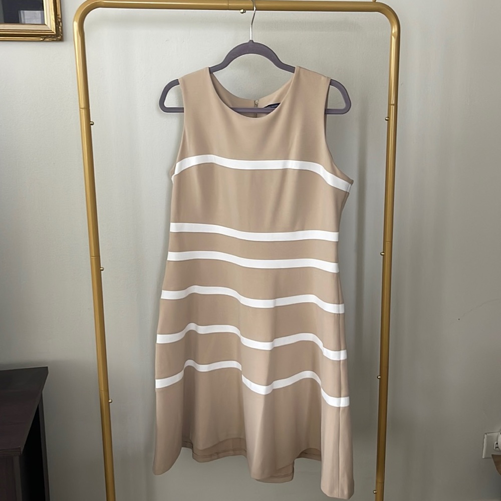 NTW A-Line Coastal Striped Dress